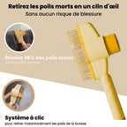 Brosse anti-poil pour chat